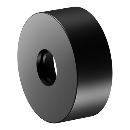 Keuco Verlängerungsrosette rd, f G 1/2 Anschlüsse, UP, schwarz-matt