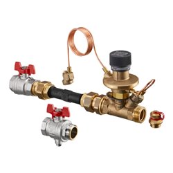 Oventrop Wärmezähleranschlussset Hycocon DTZ m KH DN 25, DG, m Differenzdruckregelventil