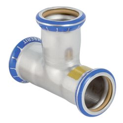 Geberit Gas-T-Stück Mapress d 54mm, egal, Edelstahl