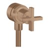 hansgrohe Absperrventil Axor Citterio Stop m Rückflussverh., Kreuz, brush. red gold