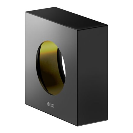 Keuco Verlängerungsrosette IXMO sw ma, eck., f Ab- + Umstellventile, UP