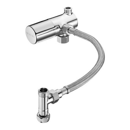 Schell Eckventil-Thermostat-Set auf G 3/8 Abgang, flexibel, verchromt