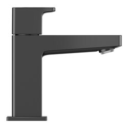 Duravit Standventil Manhattan Ausladung 90mm, schwarz matt