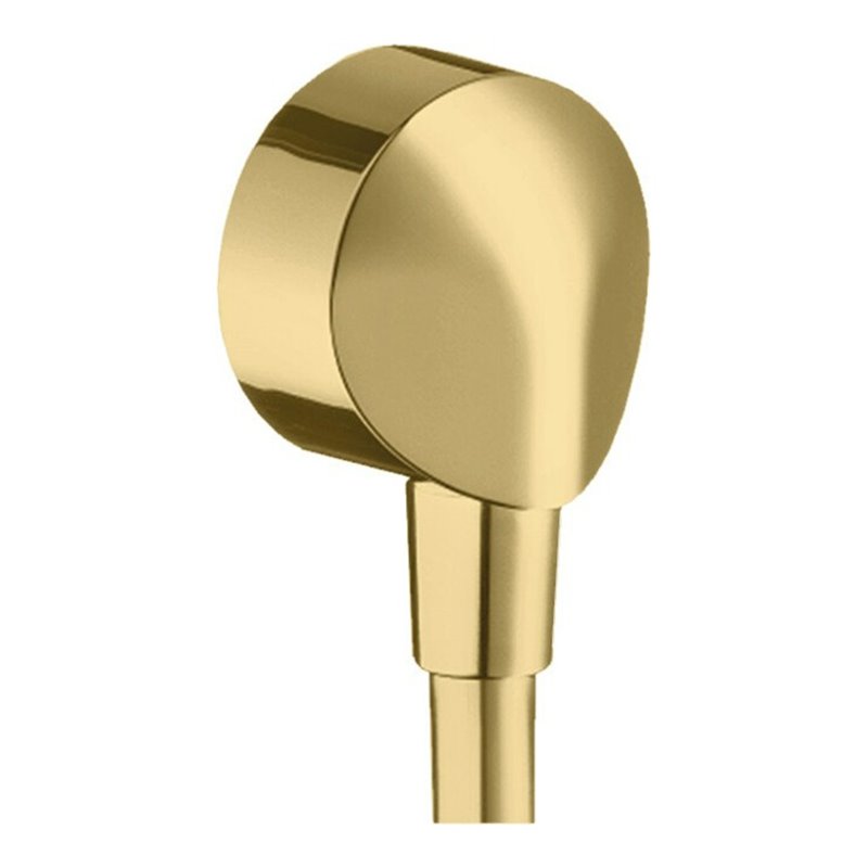 hansgrohe Schlauchanschluss Fixfit E o. Rückflussverh., polished gold optic