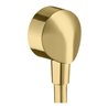 hansgrohe Schlauchanschluss Fixfit E o. Rückflussverh., polished gold optic