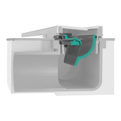 hansgrohe RainDrain Flex Duschrinne 900mm, brush. bronze, Fertigset, kürzbar