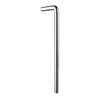 hansgrohe Winkelrohr 90Grad 220x680mm, ohne Board, Messing, chrom