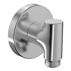 Hansa Wandanschlussbogen Wd-mont., G 1/2, rund, Stahl gebürstet