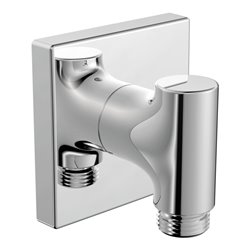 Hansa Wandanschlussbogen Wandmontage, G 1/2, eckig, chrom