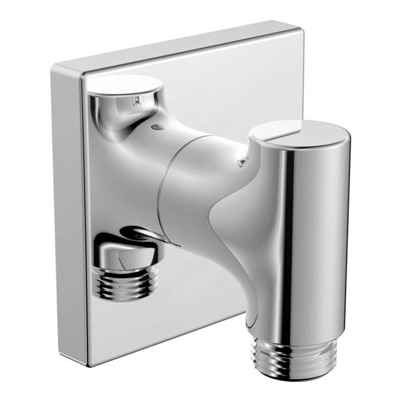 Hansa Wandanschlussbogen Wandmontage, G 1/2, eckig, chrom