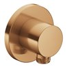 Keuco Schlauchanschluss IXMO bronze gebürstet, Rosette rund