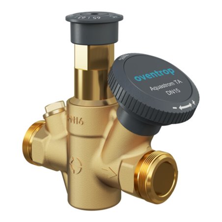 Oventrop Zirkulationsventil Aquastrom K DN 15, mit Außengewinde, flachdichtend