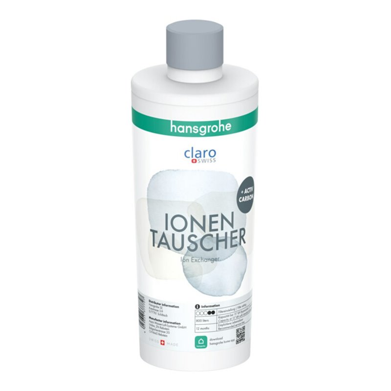 hansgrohe Filter Ionen-Tauscher Filterkapazität 800 l, mit Aktivkohle