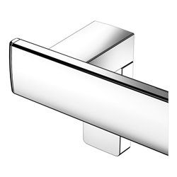 Keuco Winkelgriff AXESS 90G, li AF, verchromt, 381x851mm, verchromt