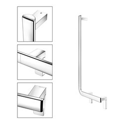 Keuco Winkelgriff AXESS 90Gr, li Ausf, 381x851mm, verchromt
