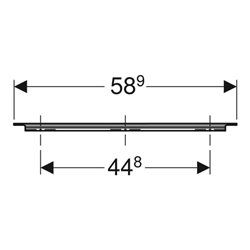 Geberit Griff iCon 58,9cm, hochglanz verchromt