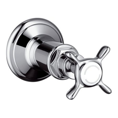 hansgrohe Fertigmontageset Axor Montreux UP-Absperrventil, mit Kreuzgriff, chrom