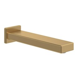 V&B Badewannenauslauf Mettlach Wandmontage, brushed gold