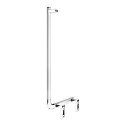 Keuco Winkelgriff AXESS 90G, li AF, vc, 381x851mm, AL si-elox/vc