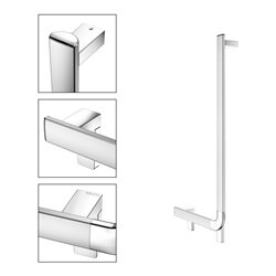 Keuco Winkelgriff AXESS 90G, li AF, vc, 381x851mm, AL si-elox/vc