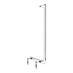 Keuco Winkelgriff AXESS 90Gr, li Ausf, 381x851mm, Alu si-elox/vc