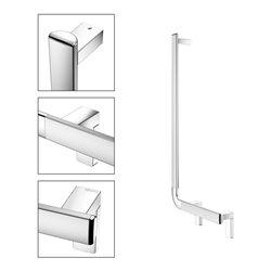 Keuco Winkelgriff AXESS 90Gr, li Ausf, 381x851mm, Alu si-elox/vc