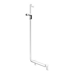 Keuco Winkelgriff AXESS verchromt, 90Gr, m Brausestange, li Ausf