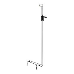 Keuco Winkelgriff AXESS verchromt, 90Gr, m Brausestange, li Ausf