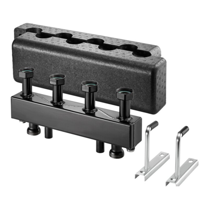 Oventrop Verteilerbalken für 2 Heizkreise, für Regumat, DN 25