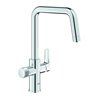 Grohe SPT-Batterie Blue Pure Eurosmart 30583 U-Auslauf chrom