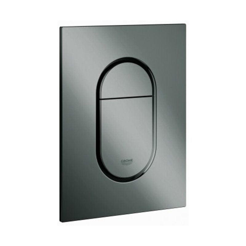Grohe Abdeckplatte Arena Cosmopolitan S hard graphite, senkrechte Montage
