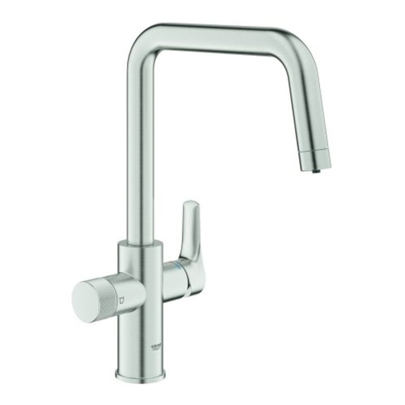 Grohe SPT-Batterie Blue Pure Eurosmart 30583 U-Auslauf supersteel