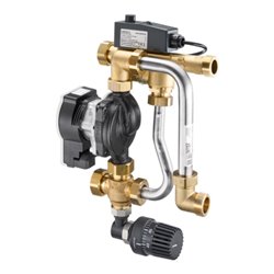 Oventrop Regelstation Regufloor HN24 m HE-Pu. Wilo P 15-130/6-43/SC-9, DN 25