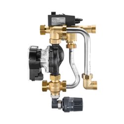 Oventrop Regelstation Regufloor HN24 m HE-Pu. Wilo P 15-130/6-43/SC-9, DN 25