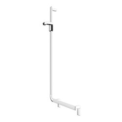 Keuco Winkelgriff AXESS AL si-el/vc, 90Gr, m Brausestange, li Ausf