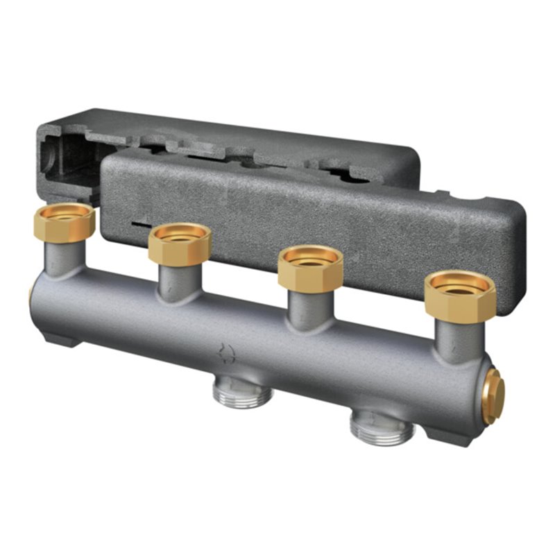 Oventrop Verteilerbalken DN 25, 2 Heizkreise