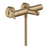 hansgrohe Wannen-Thermostat Axor Citterio E AP, Ausl. 177mm, 2 Verbr., brush. bronze