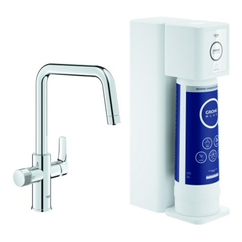 Grohe Starter Kit Blue Pure Eurosmart 30586 U-Ausl. UO-Filter chrom