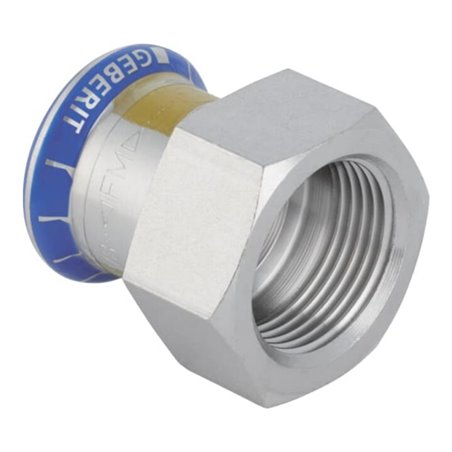 Geberit Gas-Übergangsmuffe Mapress d 42xRp 1 1/2, IG, f Nat u Fl.-Gas, ES