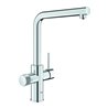 Grohe SPT-Batterie Blue Pure Minta 30588 L-Auslauf chrom