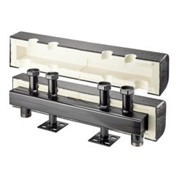 Oventrop Verteilerbalken DN 32, St., m Wärmedämm., f 5 Heizkreise