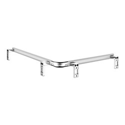 Keuco Dusch-/Wannenhandlauf AXESS 650x850mm, Alu silber-eloxiert/verchromt