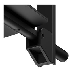 Keuco Klappsitz Care zum Einhängen, schwarz matt, schwarz