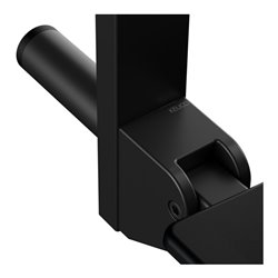 Keuco Klappsitz Care zum Einhängen, schwarz matt, schwarz