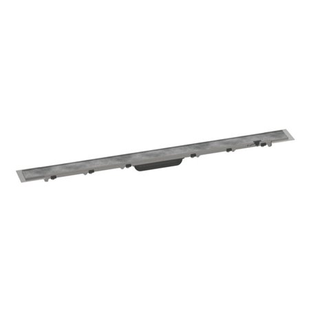 hansgrohe RainDrain Rock Duschrinne 900mm, Fertigset, kürzbar und befliesbar