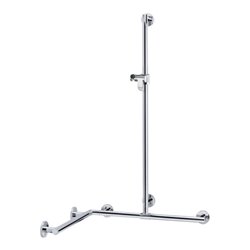 Keuco Duschhandlauf Plan Care m BrSt, re/li, 597x797x1263mm, verchromt