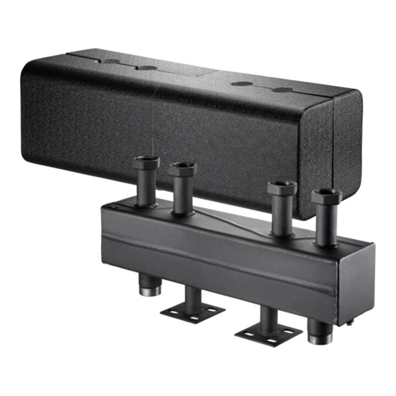 Oventrop Weiche/Verteiler-Kombination HydroFixx DN 32, m Wärmedämmung, für 3 Heizkreise