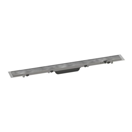 hansgrohe RainDrain Rock Duschrinne 700mm, Fertigset, kürzbar und befliesbar