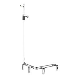 Keuco Duschhandlauf AXESS verchromt, 550mm, m Brausestange, re Ausf