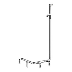 Keuco Duschhandlauf AXESS verchromt, 550mm, m Brausestange, li Ausf